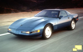 1992 Corvette C4 Coupe in Quasar Blue Metallic