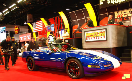 1996 Corvette C4 Grand Sport Convertible in Admiral Blue at the 2015 Mecum Auction, Monterey CA