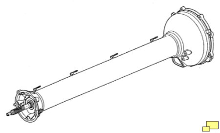 1997 Corvette Tourque Tube Driveline Support Tube