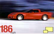 2005 Corvette C6 ad - 186 mph