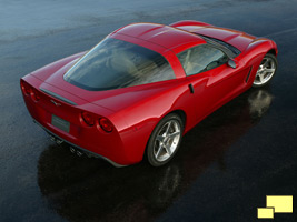 2005 Corvette C6, Targa Roof On