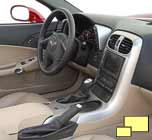 2005 Corvette C6 interior