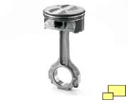 2006 Corvette C6 Z06 piston and connecting rod assembly