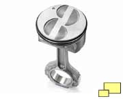 2006 Corvette C6 Z06 connecting rod and piston assembly