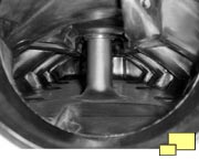 Corvette C6 LS7 engine, Intake manifold chamber interior