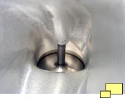 Corvette C6 LS7 engine intake port and valve