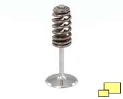 Corvette C6 LS7 engine, titanium intake valve and spring assembly
