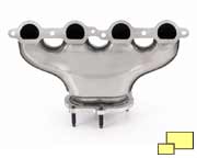 Corvette Z06 LS7 engine stainless steel exhaust manifold