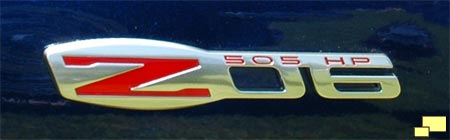 Z06 side emblem, production