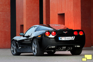 2008 Chevrolet Corvette C6 Coupe in Black