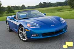 2008 Corvette in Jetstream Blue