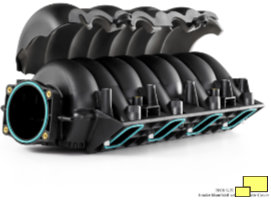 2008 Corvette C6 LS3 Engine Intake and Acoustic Cover