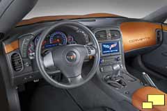 2008 Corvette interior