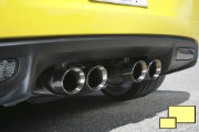 2009 Corvette C6 ZR-1 in Velocity Yellow - Tailpipes
