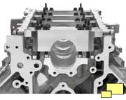 2009 Corvette C6 ZR1 LS9 engine block bearing caps