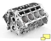 2009 Corvette C6  ZR1 LS9 engine block
