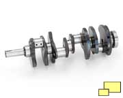 2009 Corvette C6 ZR1 LS9 engine crankshaft