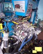 Corvette C6 ZR1 LS9 engine on dynomometer