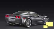 2009 Corvette C6 ZR1 in Cyber Gray Metallic