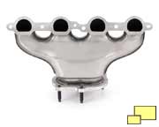 Corvette C6 ZR1 stainless steel exhaust manifold