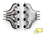 Corvette C6 ZR1 stainless steel exhaust manifold