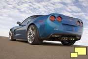 2009 Corvette C6 ZR1 in Jetstream Blue Metallic Tintcoat