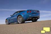 2009 Corvette C6 ZR1 in Jetstream Blue Metallic Tintcoat