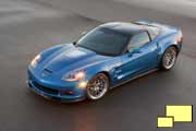 2009 Corvette C6 ZR1 in Jetstream Blue Metallic Tintcoat
