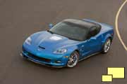 2009 Corvette C6 ZR1 in Jetstream Blue Metallic Tintcoat