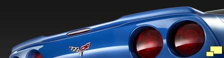 2009 Corvette C6 ZR1 rear spoiler
