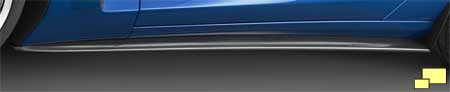 2009 Corvette C6 ZR1 rocker panel