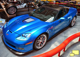 2009 Corvette ZR1 on display at the National Corvette Museum