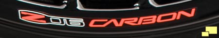 2011 Corvette C6 Z06 Carbon Limited Edition wheel emblem