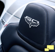 2013 Chevrolet Corvette convertible special edition seat embroidery