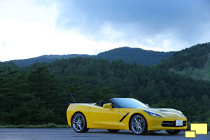 2014 Chevrolet Corvette C7 Convertible in Velocity Yellow