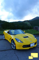 2014 Chevrolet Corvette C7 Convertible in Velocity Yellow