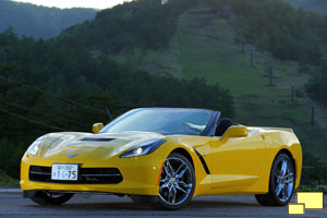2014 Chevrolet Corvette C7 Convertible in Velocity Yellow