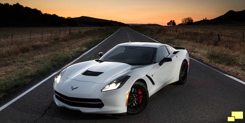 2014 Corvette C7 in Arctic White