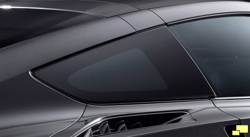 2014 Chevrolet Corvette C7 rear quarter window