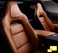2014 Corvette GT seat in Kalahari