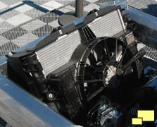 2014 Corvette radiator installation