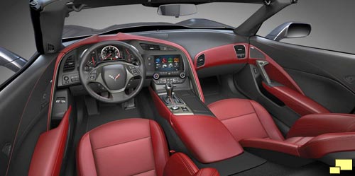 2014 Chevrolet Corvette Interior: Adrenaline Red