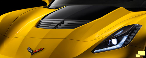 2015 Chevrolet Corvette Z06 hood