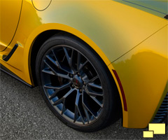 2015 Chevrolet Corvette Z06 rear fender