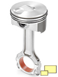 2015 Chevrolet Corvette Z06 LT4 engine piston