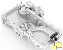 2015 Chevrolet Corvette Z06 LT4 oil pan interior