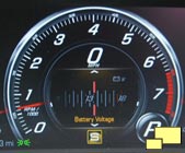 2016 Chevrolet Corvette Battery Voltage Gauge