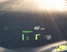 2016 Chevrolet Corvette C7 Heads Up Display Navigation