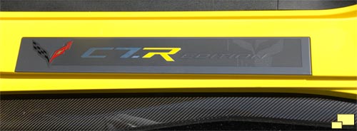 2016 Chevrolet Corvette C7 C7.R Special Edition Sill Plate