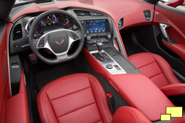 2016 Chevrolet Corvette Spice Red Design Package Interior